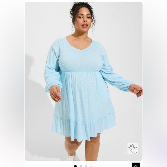 New with tags Textured Stretch Rayon Mini Skater Dress - Picture 1 of 4